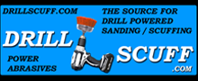 Visit Drillscuff.com for Drill Powered Sanding and Scuffing