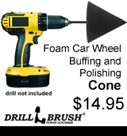 foam buffing cone for wheels